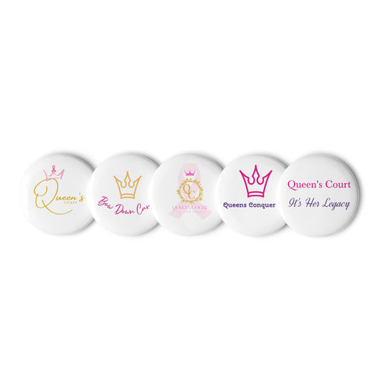 Queen's Court Button Pin Collection - (2 sizes)